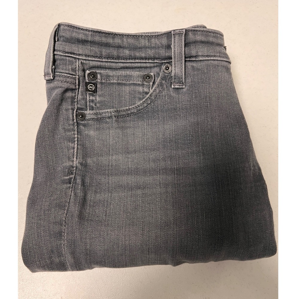 AG Adriano Goldschmied The Stilt Cigarette Leg Jeans 28R Grey Made in USA - Picture 2 of 10